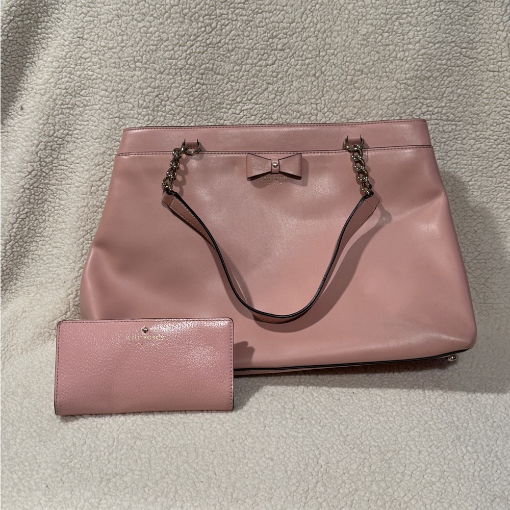 Kate Spade Maryanne Rosy Cheeks & Wallet